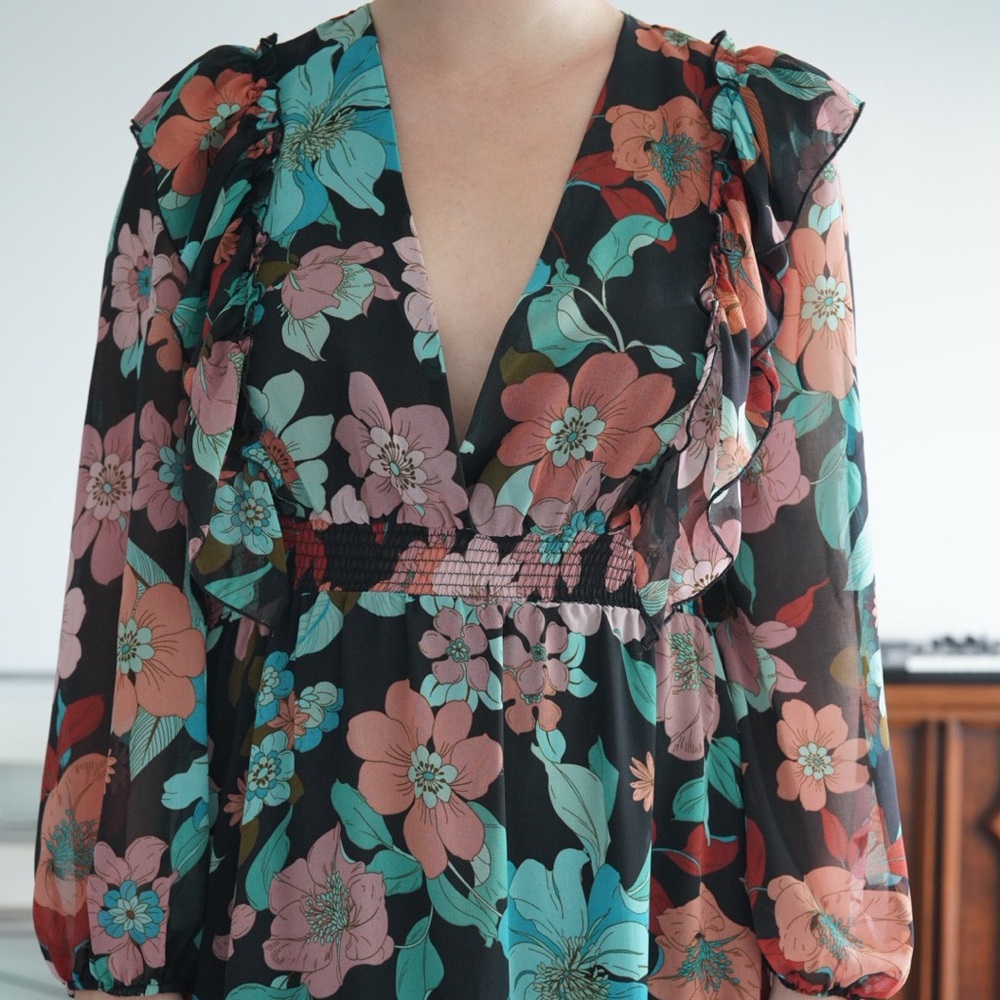 Floral Light Summer Maxi Dress